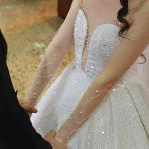 Beaded Ballgown Wedding Dress